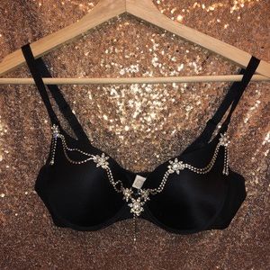 Marciano Black Push-up 34C Diamond Bra